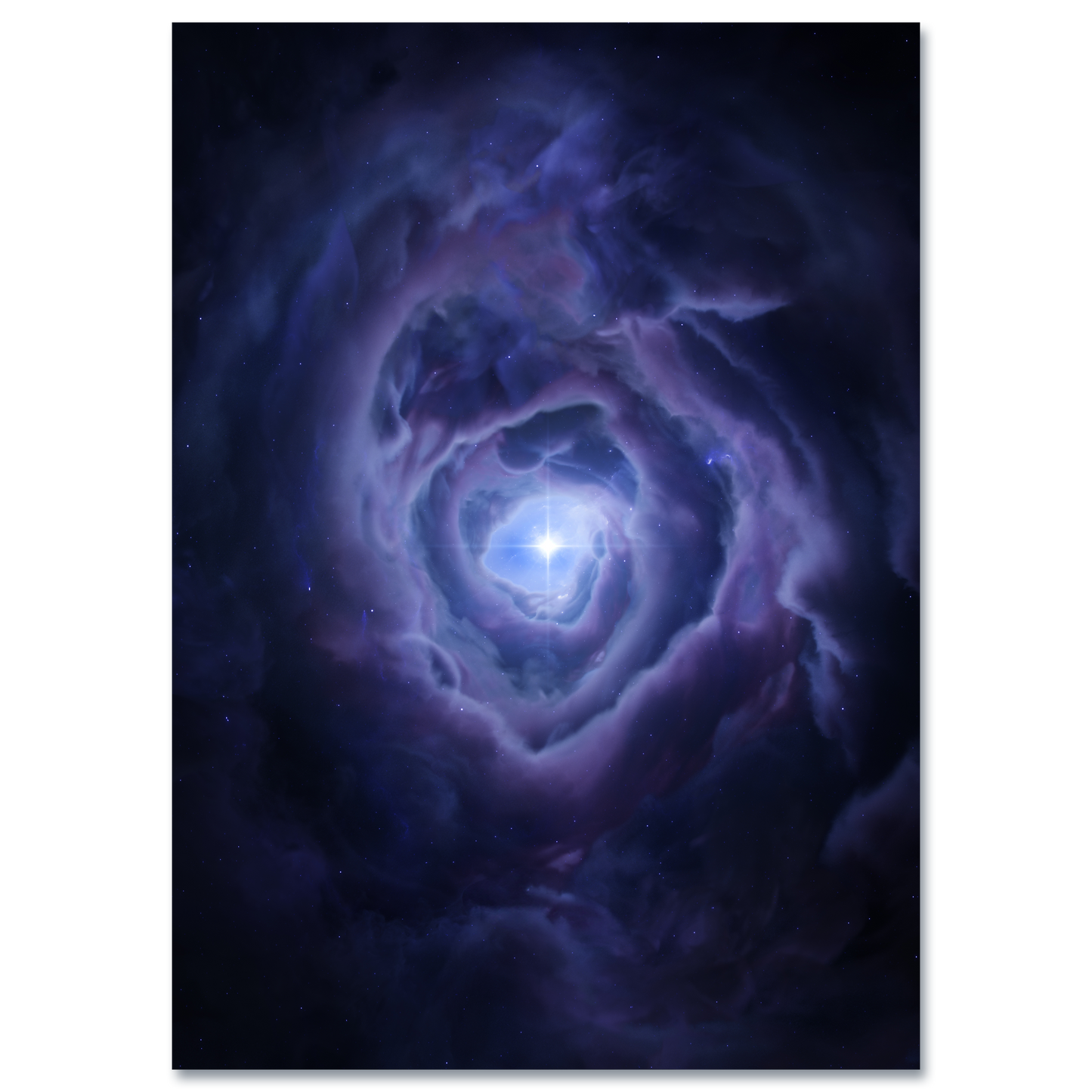 Layered Nebula Poster