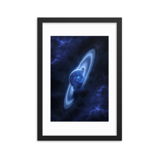 Ring Planet Framed Print