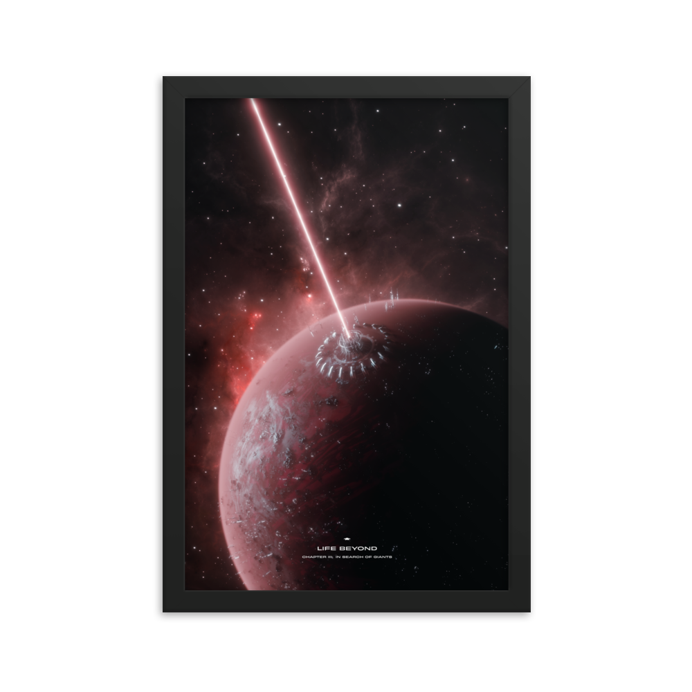 Omega Base Framed Poster