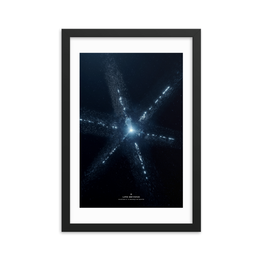 Dyson Swarm Framed Print