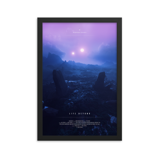Pink Sky Framed Poster