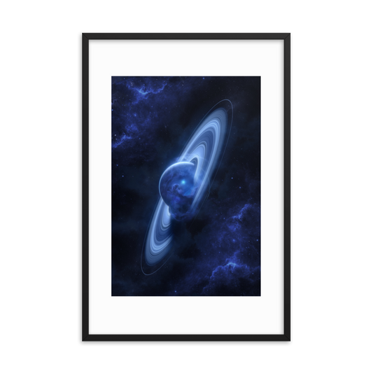Ring Planet Framed Print