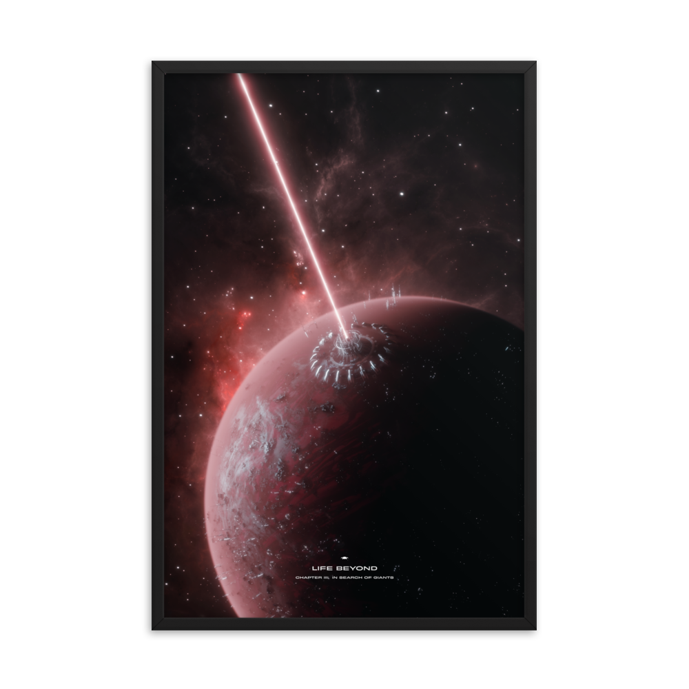 Omega Base Framed Poster