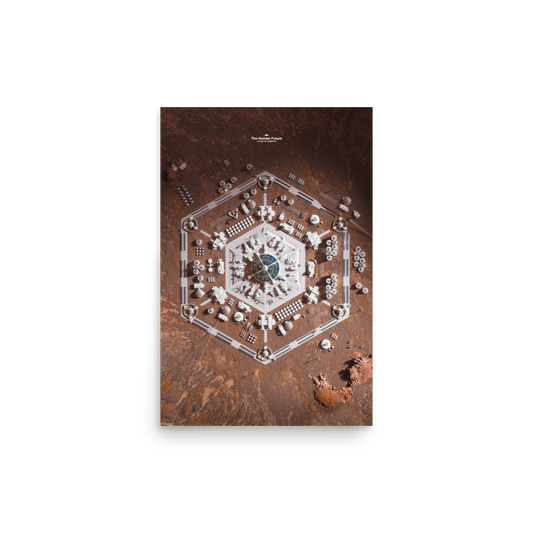 Mars Settlement Poster