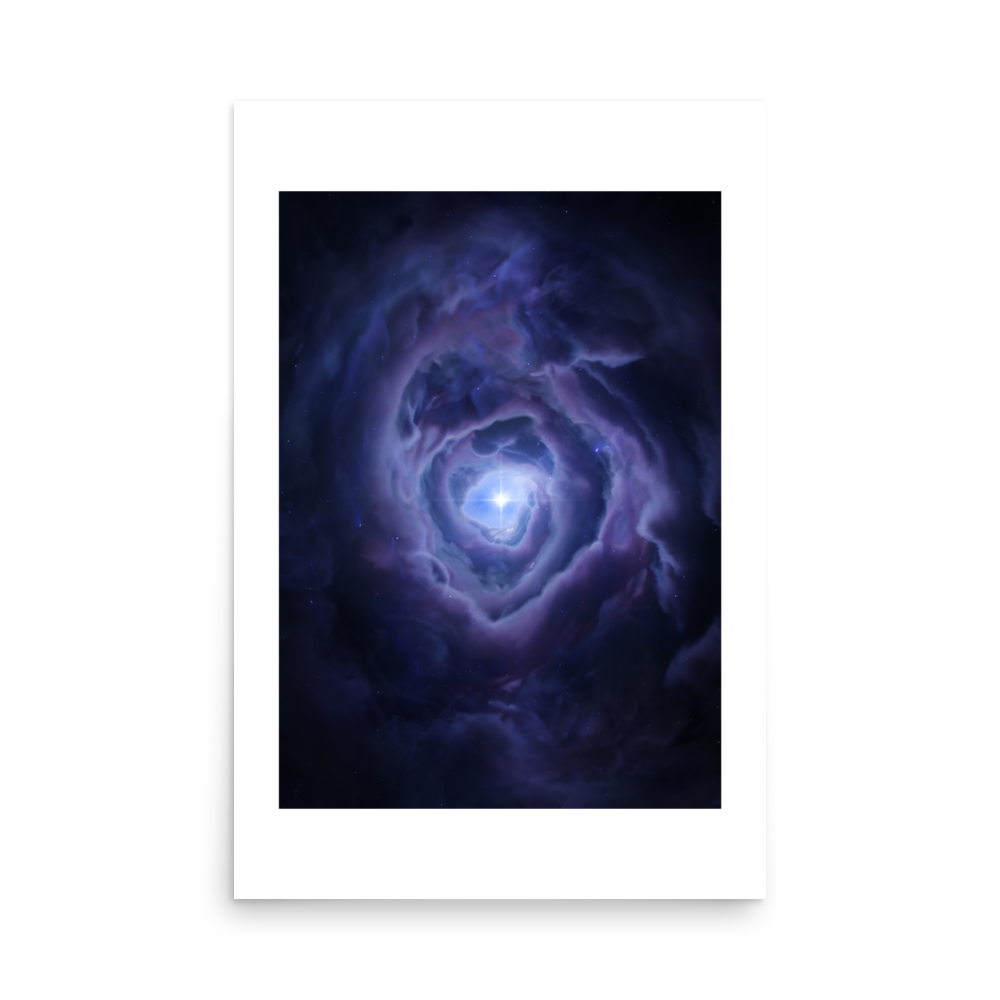 Layered Nebula Poster