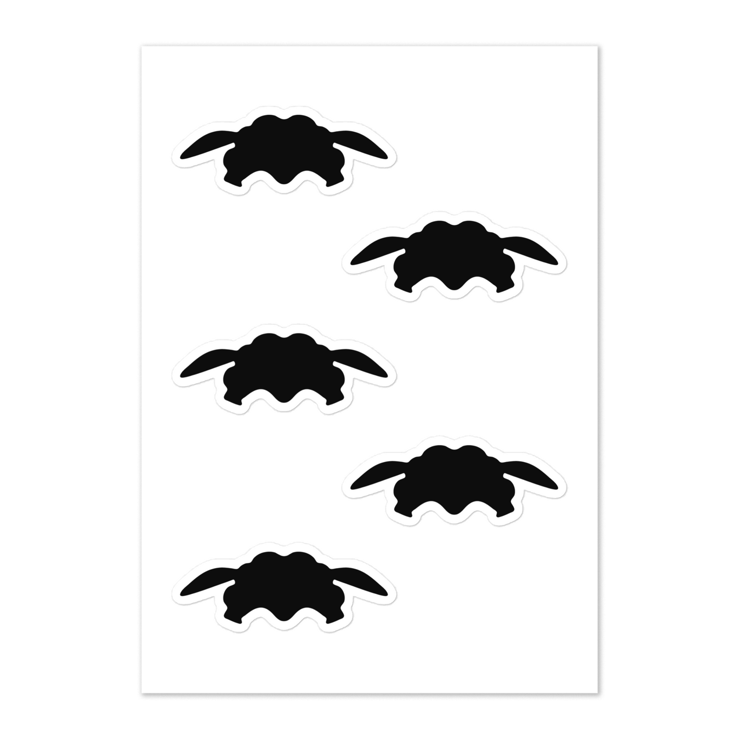 Sheep Head Sticker Sheet