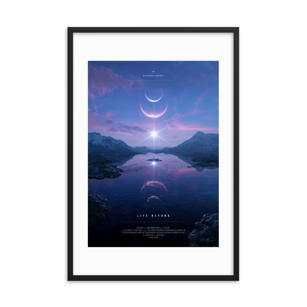 Life Beyond: Reflections Framed Print