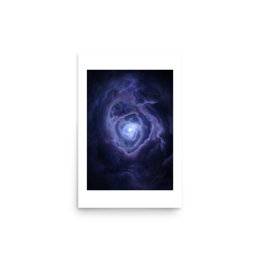 Layered Nebula Poster