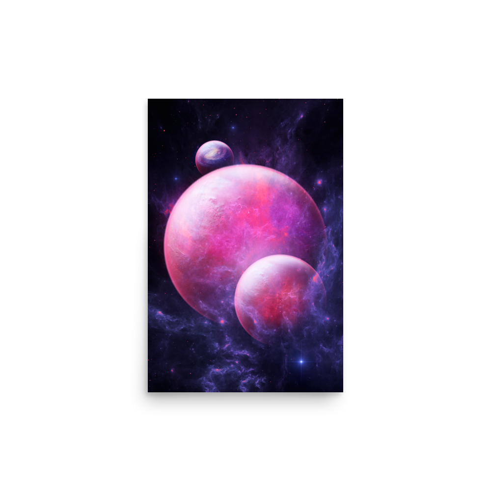 Stellar Blush Poster