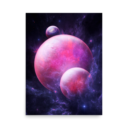 Stellar Blush Poster