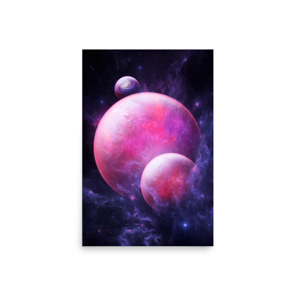 Stellar Blush Poster