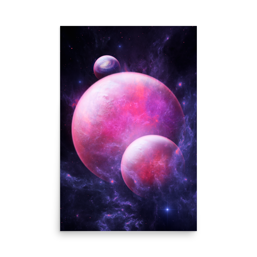 Stellar Blush Poster